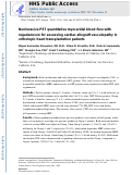 Cover page: Noninvasive PET quantitative myocardial blood flow with regadenoson for assessing cardiac allograft vasculopathy in orthotopic heart transplantation patients