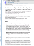 Cover page: Sleep disturbance and kynurenine metabolism in depression