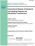 Cover page: International Review of Standards and Labeling Programs for Distribution Transformers: