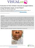 Cover page: Evaluation of ACE-inhibitor Induced Laryngeal Edema Using Fiberoptic Scope: A Case Report