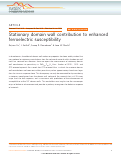 Cover page: Stationary domain wall contribution to enhanced ferroelectric susceptibility