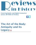 Cover page: The Art of the Body: Antiquity and Its Legacy, by Michael Squire
