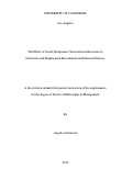 Cover page: The Effect of Social Dominance Orientation on Reactions to University and Employment Recruitment and Selection Policies