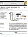 Cover page: Poly-generating closed cathode fuel cell with carbon capture