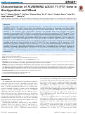 Cover page: Characterization of FLOWERING LOCUS T1 (FT1) gene in Brachypodium and wheat.