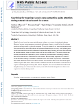 Cover page: Searching for meaning: Local scene semantics guide attention during natural visual search in scenes.