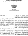 Cover page: Architecture Concepts and Technical Issues for an Open, Interoperable Automated Demand 
Response Infrastructure