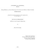 Cover page: Energy Efficiency and Load Balancing in Next-Generation Wireless Cellular Networks