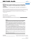 Cover page: Quantifying the treatment efficacy of reverse transcriptase inhibitors: new analyses of clinical data based on within-host modeling