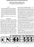 Cover page: Modeling Spatial Abstraction during Mental Rotation