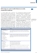 Cover page: Renaming Non-Communicable Diseases. Correspondence,&nbsp;