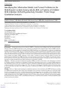 Cover page: Identifying the Information Needs and Format Preferences for Web-Based Content Among Adults With or Parents of Children With Attention-Deficit/Hyperactivity Disorder: Three-Stage Qualitative Analysis.