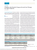 Cover page: Glucagon-Like Peptide 1 Drugs as Second-Line Therapy for Type 2 Diabetes