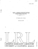 Cover page: JASON: A DIGITAL COMPUTER PROGRAM FOR THE NUMERICAL SOLUTION OF THE LINEAR POISSON EQUATION v (kvo) +p =0