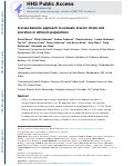 Cover page: A mass-balance approach to evaluate arsenic intake and excretion in different populations