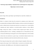 Cover page of The Ecology of Queer Kinship: Community Practices and Ecological Care among Chinese Migrant Queer Activists in London