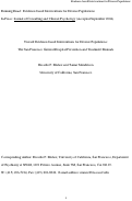 Cover page: Toward evidence-based interventions for diverse populations: The San Francisco General Hospital prevention and treatment manuals