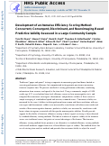 Cover page: Development of an itemwise efficiency scoring method: Concurrent, convergent, discriminant, and neuroimaging-based predictive validity assessed in a large community sample.