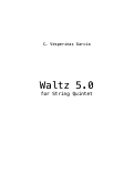 Cover page: Waltz 5.0