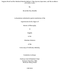 Cover page: Virginia Woolf and the Mediated Modern Subject: Class System, Spacetime, and the Aesthetics of Creative Labor