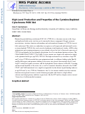 Cover page: High-Level Production and Properties of the Cysteine-Depleted Cytochrome P450 3A4.