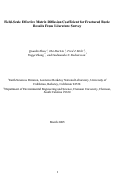 Cover page: Field-Scale Effective Matrix Diffusion Coefficient for Fractured Rock: Results From 
Literature Survey
