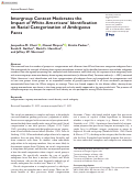 Cover page: Intergroup Context Moderates the Impact of White Americans' Identification on Racial Categorization of Ambiguous Faces.