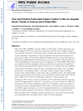 Cover page: Fine and ultrafine particulate organic carbon in the Los Angeles basin: Trends in sources and composition