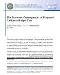 Cover page: The Economic Consequences of Proposed California Budget Cuts