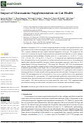 Cover page: Impact of Glucosamine Supplementation on Gut Health