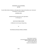 Cover page: Towards Multi-Fidelity Simulation of Dynamic Stall: Numerical Simulation and a Variational Formulation of Vortex Dynamics