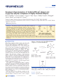 Cover page: Structural Characterization of (C5H5)Co(PPh3)(η2‑alkyne) and (C5H5)Co(η2‑alkyne) Complexes of Highly Polarized Alkynes