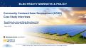 Cover page: Community Centered Solar Development (CCSD) Study Interviews