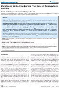 Cover page: Monitoring Linked Epidemics: The Case of Tuberculosis and HIV