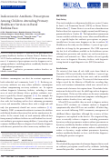 Cover page: Indication for antibiotic prescription among children attending primary healthcare services in rural Burkina Faso