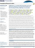 Cover page: BedMachine v3: Complete Bed Topography and Ocean Bathymetry Mapping of Greenland From Multibeam Echo Sounding Combined With Mass Conservation