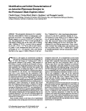 Cover page: Identification and initial characterization of an autocrine pheromone receptor in the protozoan ciliate Euplotes raikovi.