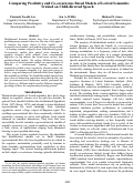 Cover page: Comparing Predictive and Co-occurrence Based Models of Lexical SemanticsTrained on Child-directed Speech