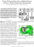 Cover page: Using 3D-Scene Data from a Mobile Detector System to Model Gamma-Ray Backgrounds