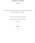 Cover page: Longitudinal Relations between Peer Victimization and Youth Depressive Symptoms: Temporal Directionality and Reciprocal Associations