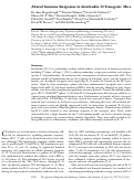 Cover page: Altered Immune Responses in Interleukin 10 Transgenic Mice