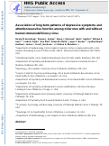 Cover page: Association of long-term patterns of depressive symptoms and attention/executive function among older men with and without human immunodeficiency virus
