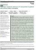 Cover page: Seladelpar treatment reduces IL-31 and pruritus in patients with primary biliary cholangitis.
