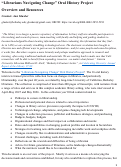 Cover page of Overview Document - June 2026