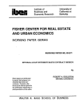 Cover page: Optimal Loan Interest Rate Contract Design