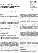 Cover page: The Potential for Telemedicine to Reduce Bias in Patients Seeking Facial Plastic Surgery