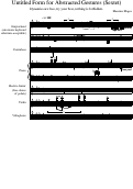 Cover page: Untitled Form for Abstracted Gestures (Sextet)