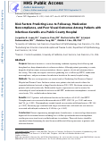 Cover page: Risk Factors Predicting Loss to Follow-Up, Medication Noncompliance, and Poor Visual Outcomes Among Patients With Infectious Keratitis at a Public County Hospital