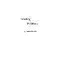 Cover page: Starting Positions