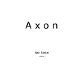 Cover page: Axon